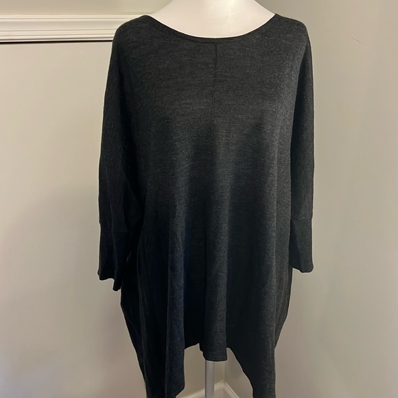Eileen Fisher dark grey sweater Size L - Picture 1 of 6